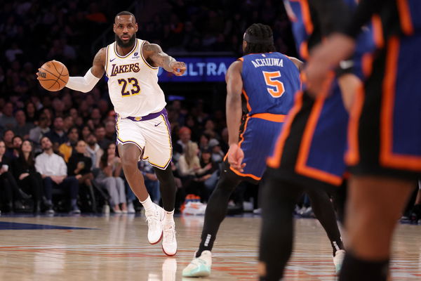 NBA: Los Angeles Lakers at New York Knicks