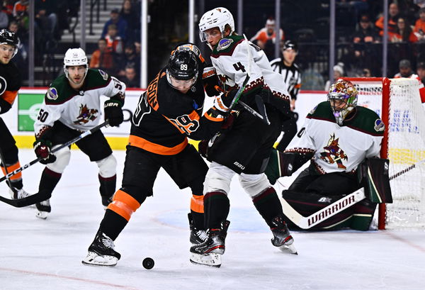 NHL: Arizona Coyotes at Philadelphia Flyers