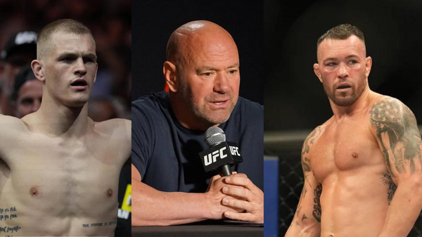 Ian Garry, Dana White , Colby Covington