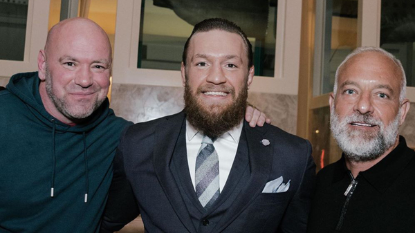 Dana WHite, Conor McGregor, Lorenzo Fertitta