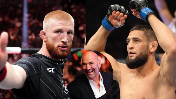 Bo Nickal,Dana White,Khamzat Chimaev