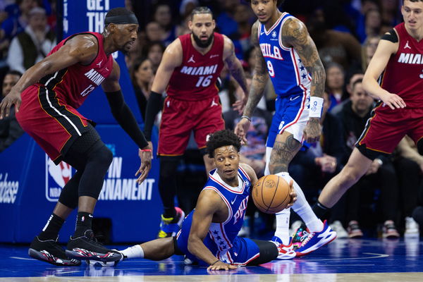 NBA: Playoffs-Miami Heat at Philadelphia 76ers