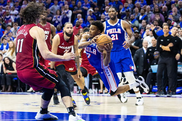 NBA: Playoffs-Miami Heat at Philadelphia 76ers