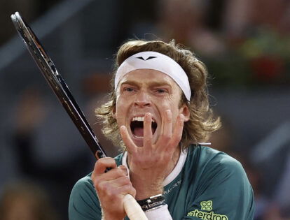 Andrey Rublev Breaks Racket in Frustration Despite $3000 Fine at the US Open