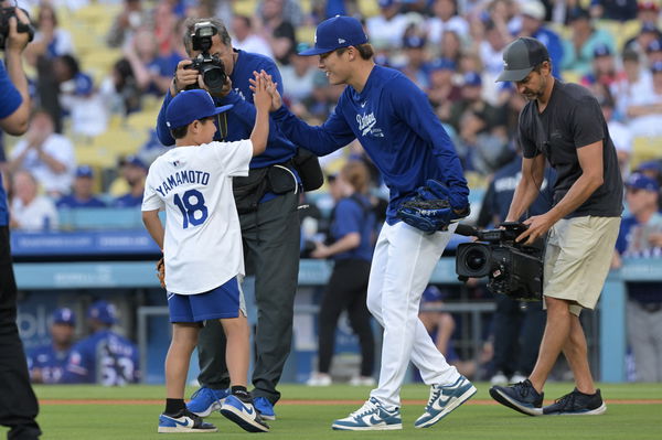 MLB: Texas Rangers at Los Angeles Dodgers