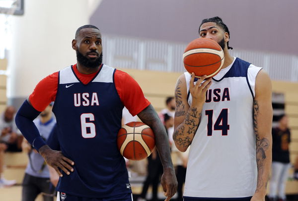 Paris 2024 Olympics &#8211; The United States Basketball team practice in the United Arab Emirates ahead of the Olympics