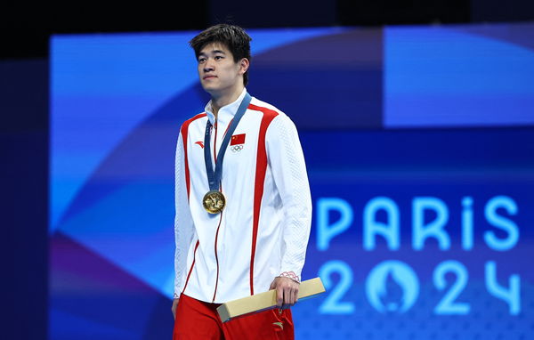 Swimming &#8211; Women&#8217;s 100m Freestyle Victory Ceremony