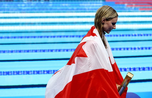 Swimming &#8211; Women&#8217;s 200m Butterfly Victory Ceremony