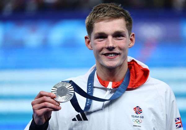 Swimming &#8211; Men&#8217;s 200m Ind. Medley Victory Ceremony