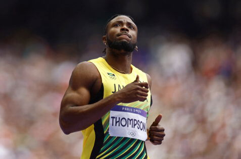 Horror for Kishane Thompson as Yohan Blake’s Major Mistake Ends Jamaica’s Dream