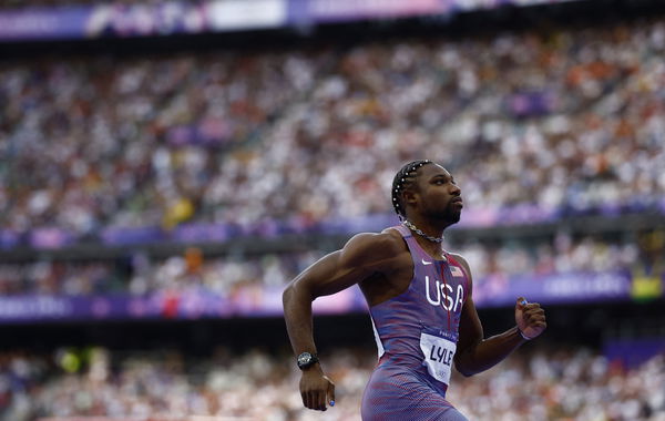 Athletics &#8211; Men&#8217;s 100m Semi-Final 1