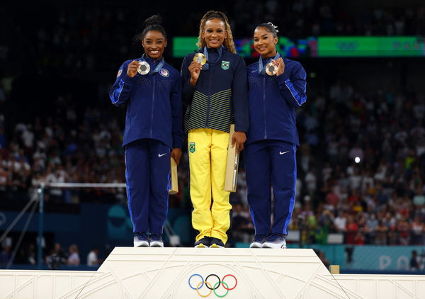 Artistic Gymnastics &#8211; Women&#8217;s Floor Exercise Victory Ceremony