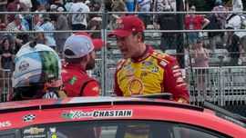 Ross Chastain and Joey Logano