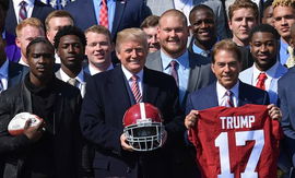 Nick Saban, Donald Trump