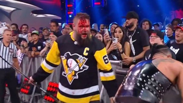 Kevin Owens bleeding