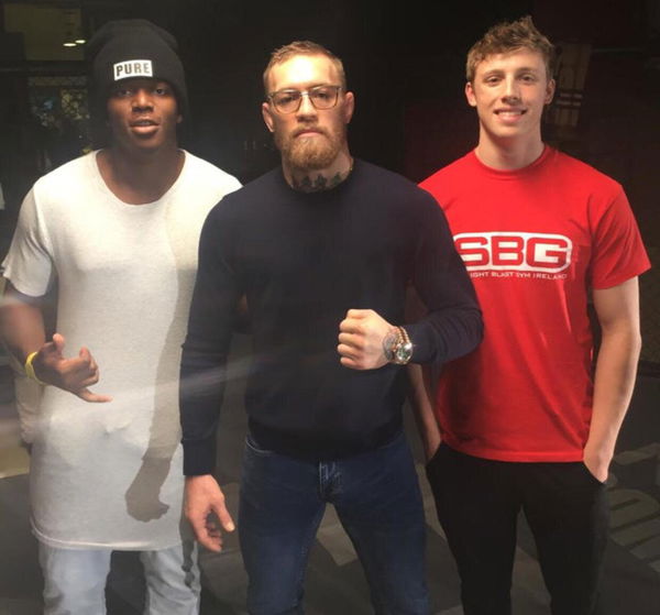 Conor McGregor with KSI