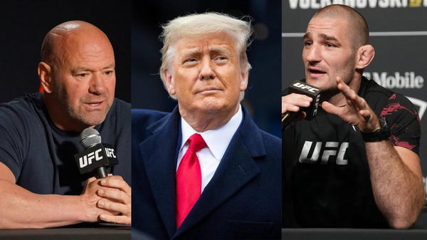 Dana White, Donald Trump &#038; Sean Strickland