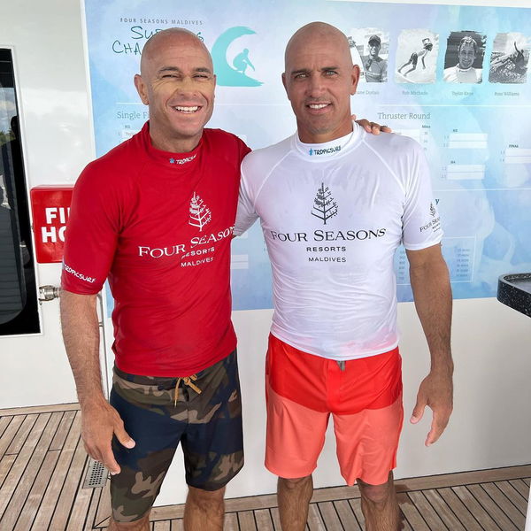 Shane Dorian and Kelly Slater (via Dorian&#8217;s Instagram)