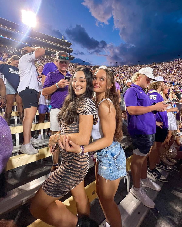 LSU Gymnast Elena Arenas and Savannah Schoenherr Step Up Their Game Day ...