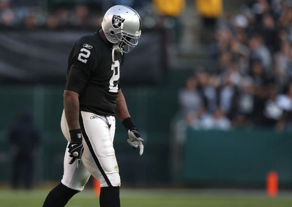 11 October 2009: Oakland Raiders Quarterback JaMarcus Russell. The