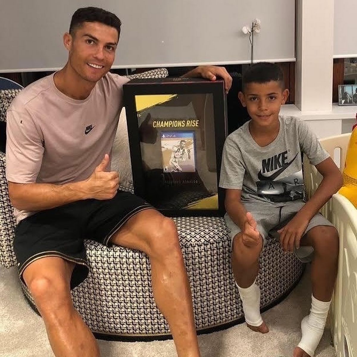 Cristiano Ronaldo Jr Begins Career At Manchester United By Following