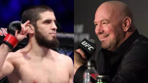 Islam Makhachev, Dana White