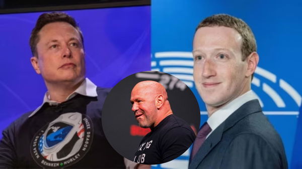 Elon Musk, Dana White, Mark Zuckerberg