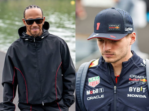 Lewis Hamilton and Max Verstappen