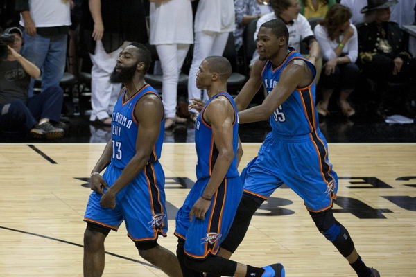 NBA, Basketball Herren, USA Playoffs-Oklahoma City Thunder at San Antonio Spurs June 4, 2012; San Antonio, TX, USA; Okla