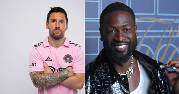 Lionel Messi and Dwyane Wade Collage