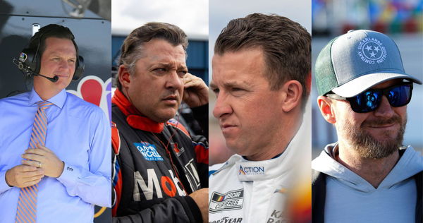 Steve Letarte, Tony Stewart, AJ Allmendinger, and Dale Earnhardt Jr