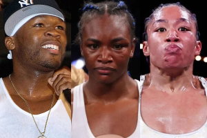 50 Cent, Claressa Shields, Alycia Bumgardner