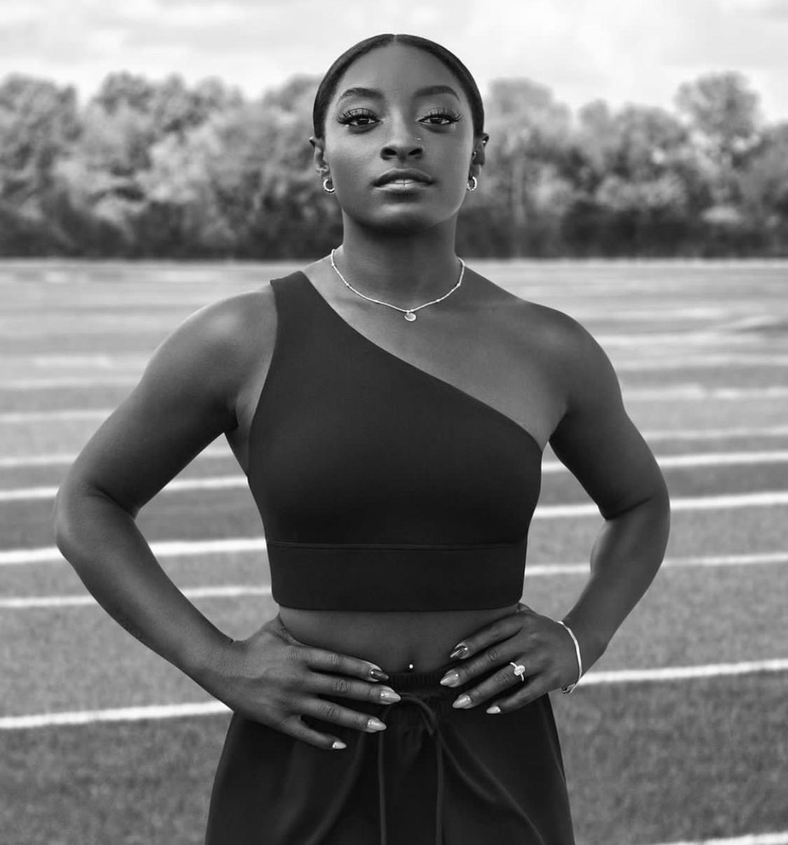 WATCH Gymnastics Queen Simone Biles Unveiled Her New Athleta Fall 