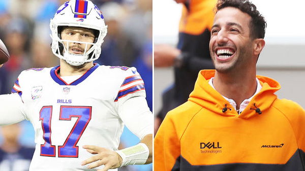 Marty Smith sits down with Josh Allen and Daniel Ricciardo  It's been  like Step Brothers, somehow we just became best friends. Marty Smith sits  down with Buffalo Bills QB Josh Allen