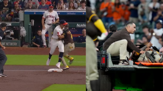 “Astros Playing Dirty”: Padres Star Hospitalized After Scary First Base Collision Triggers Fans Fury
