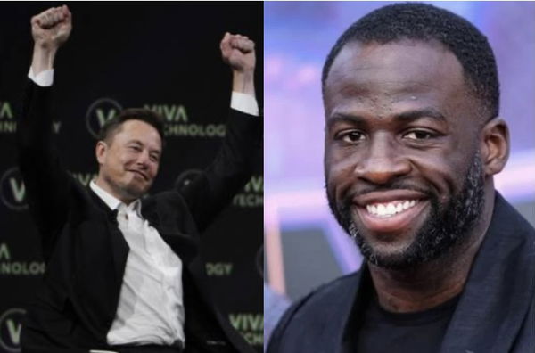 Elon Musk and Draymond Green Collage