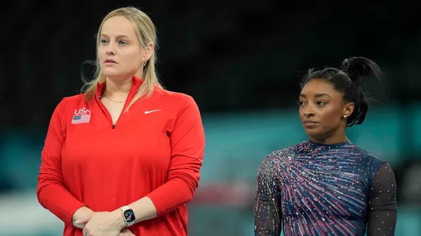 Simone Biles, and Cecile Landi