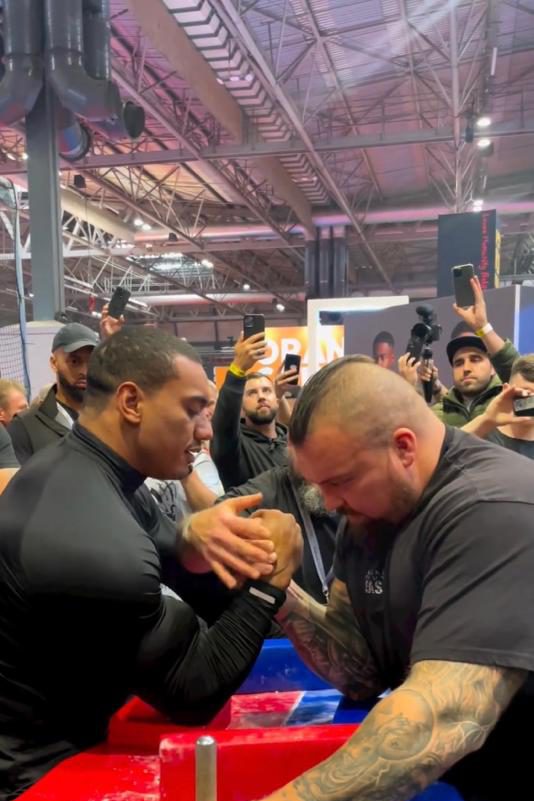 Larry Wheels and Eddie Hall