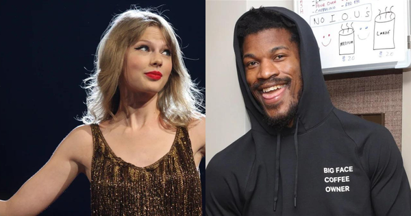 Taylor Swift and Jimmy Butler Collage