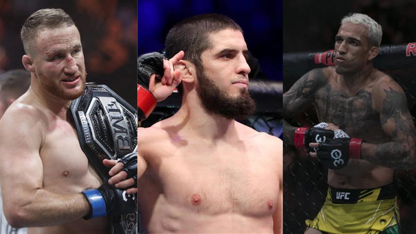 Justin Gaethje, Islam Makhachev, Charles Oliveira