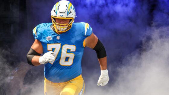 What Happened to Joe Alt? Chargers OT Carted Off After Injury vs. Giants