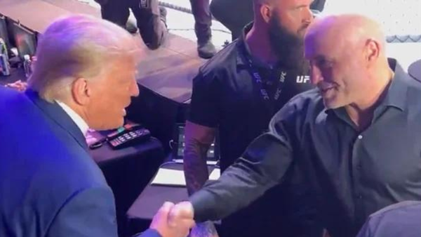 Joe Rogan with Donald Trump