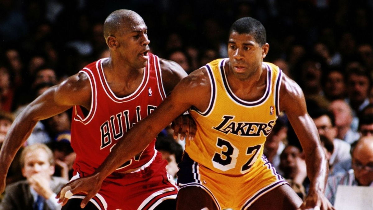 magic johnson iconic picture