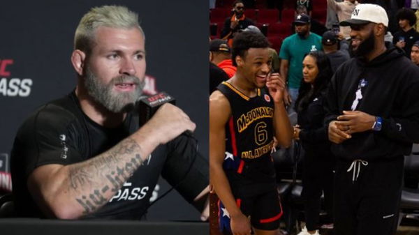 Gordon Ryan, Bronny James, LeBron James