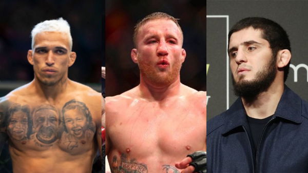 Charles Oliveira, Justin Gaethje, Islam Makhachev