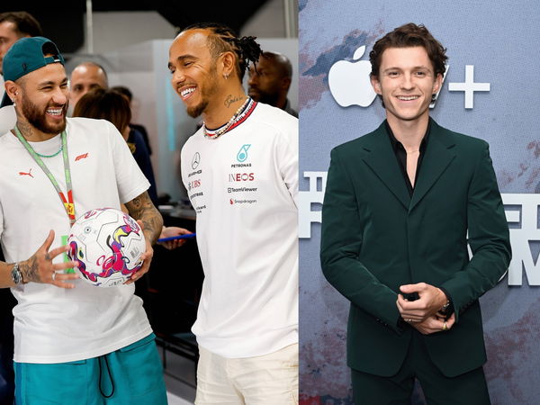 Lewis Hamilton, Neymar and Tom Holland