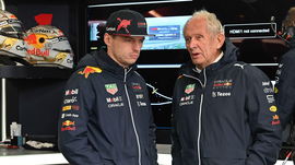 Max Verstappen and Helmut Marko