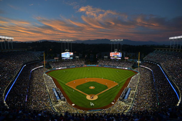 Matt Kemp The Los Angeles Dodgers Stadium hosts a fan photo day