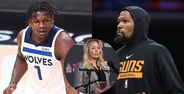 Jeanie Buss, Kevin Durant, Anthony Edwards