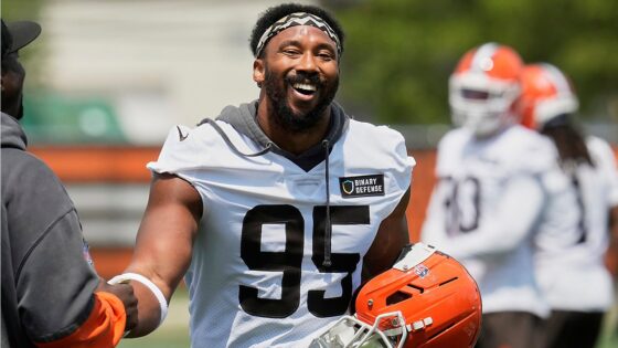 Myles Garrett Fires Back at Lions’ John Morton Hours After He Called Out Browns Defense